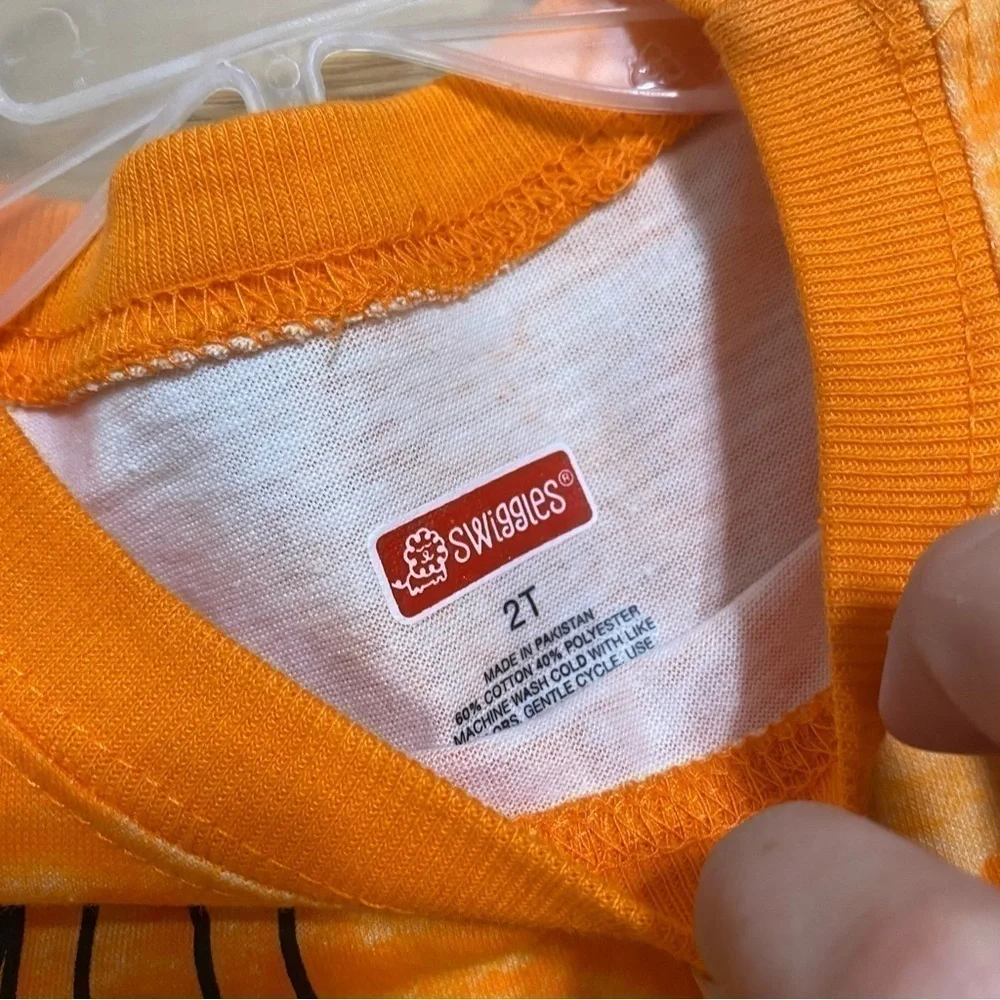 My Future Is Bright T-Shirt Shorts Bundle Outfit NWT 2T Orange Black